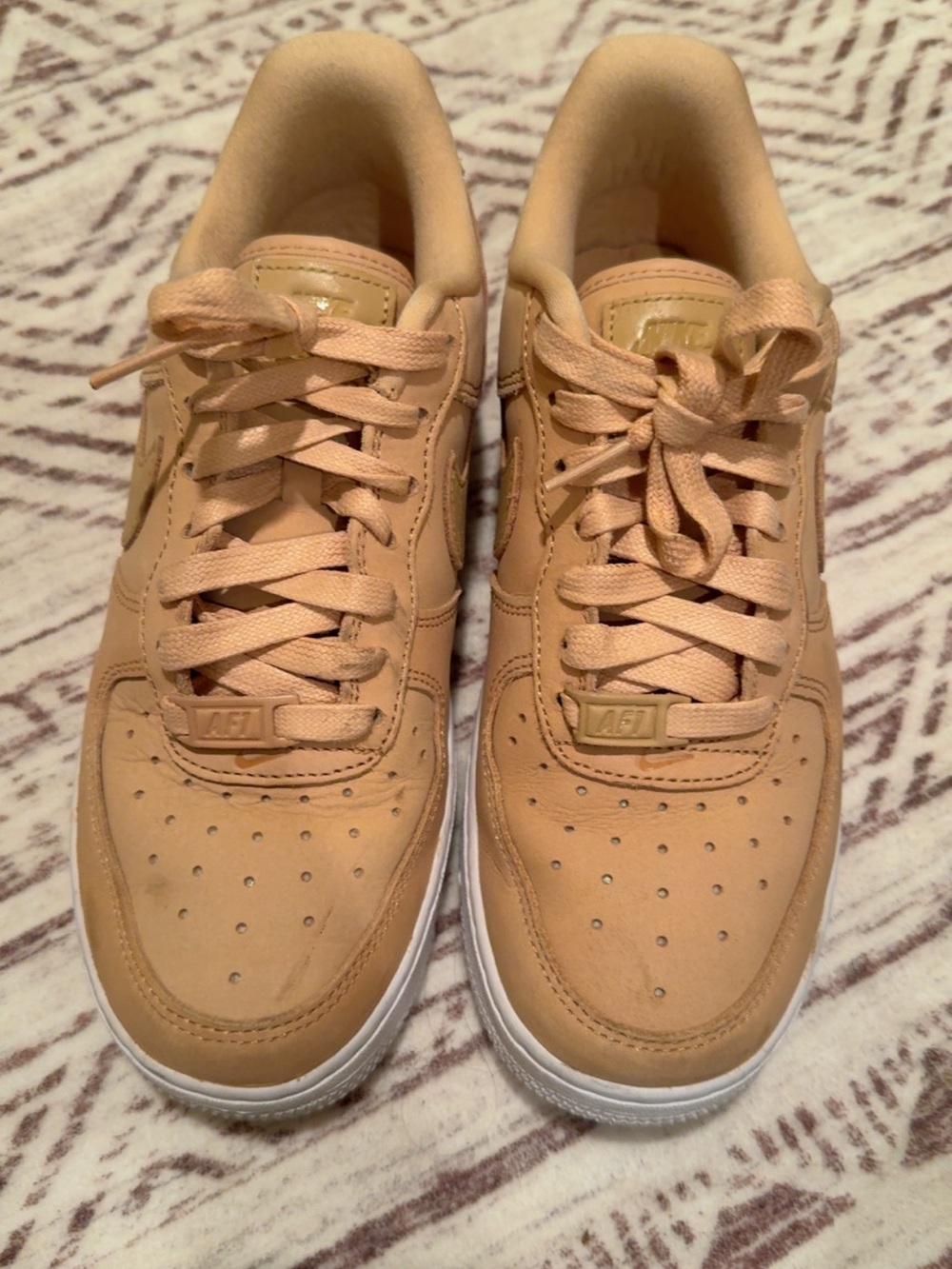 Nike Low-Top Sneakers in Tan/White - Picture 8 of 15
